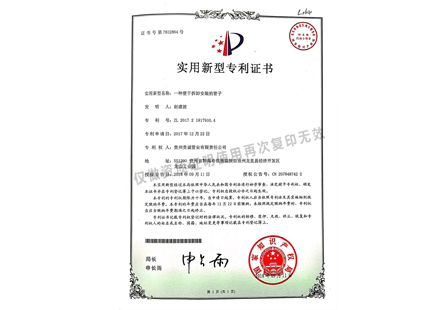 实用新型专利证书